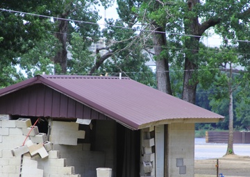 Beach Changing Rooms Damaged