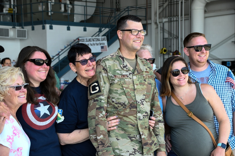 Deployed 143d Airlift Wing Airmen Return in Time for Independence Day Weekend