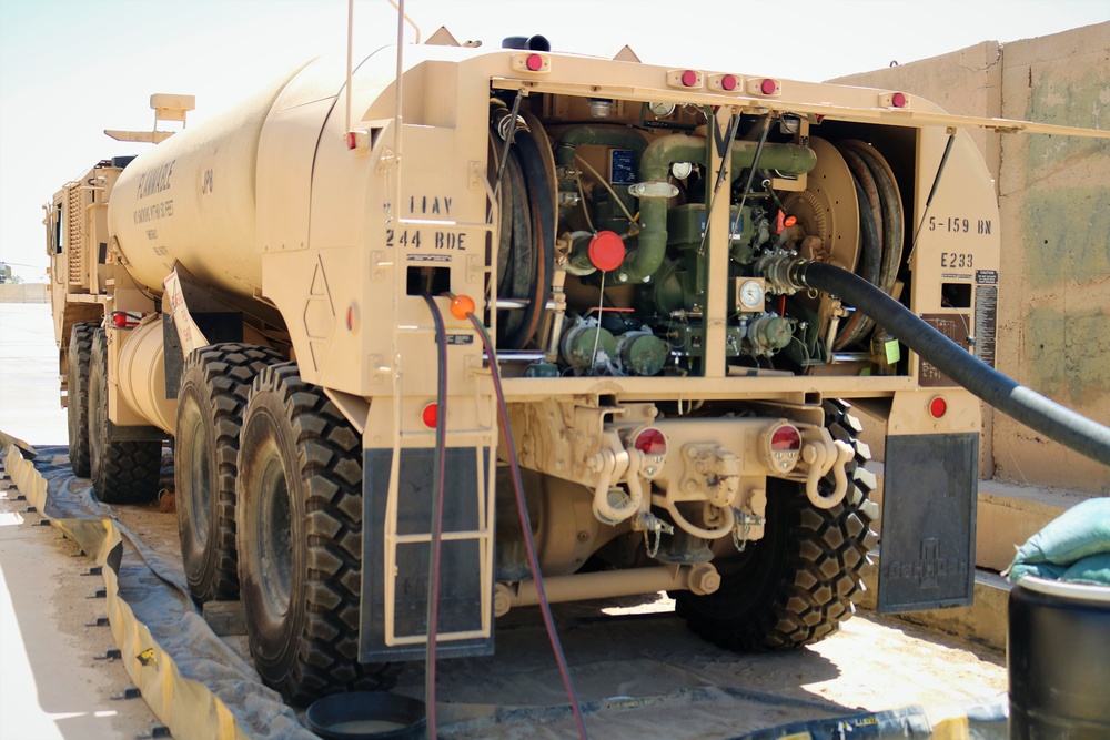 Task Force Cavalier, 574th Quartermaster Company FARP Training