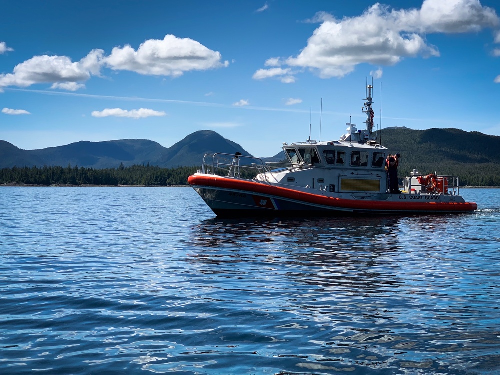 Coast Guard Station Ketchikan conducts small boat training in Nichols Passage, Alaska