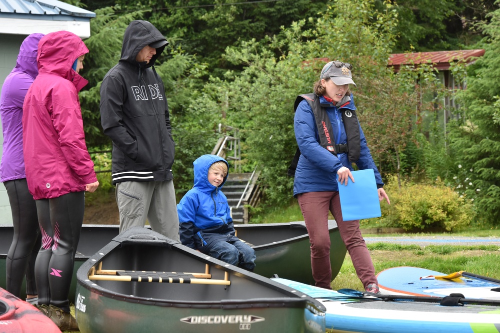 Coast Guard holds cold water paddle craft class in Juneau, Alaska