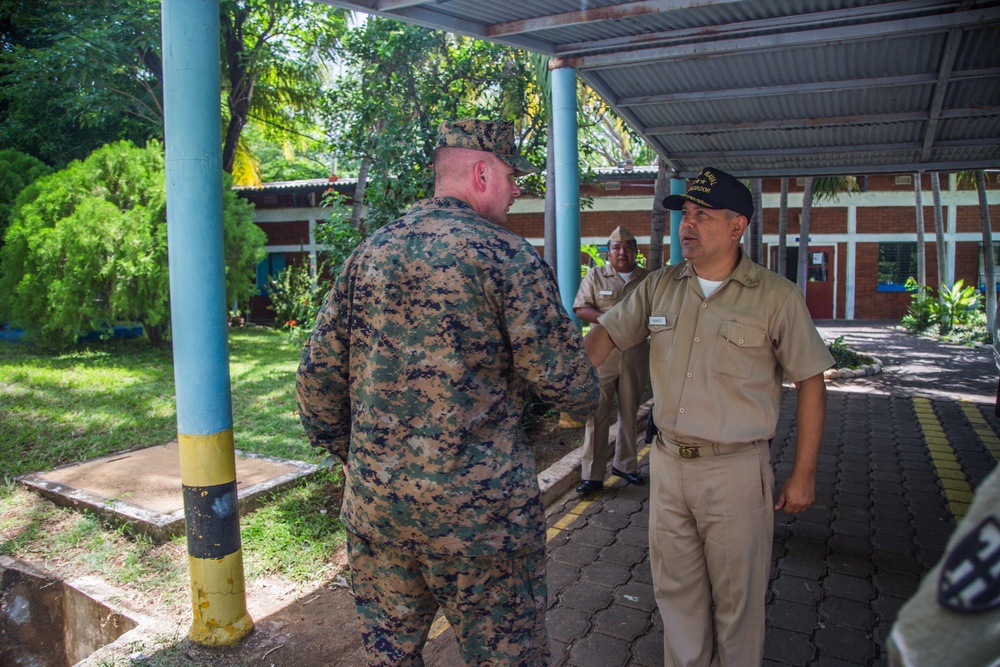 Marines conduct key leader engagement in El Salvador