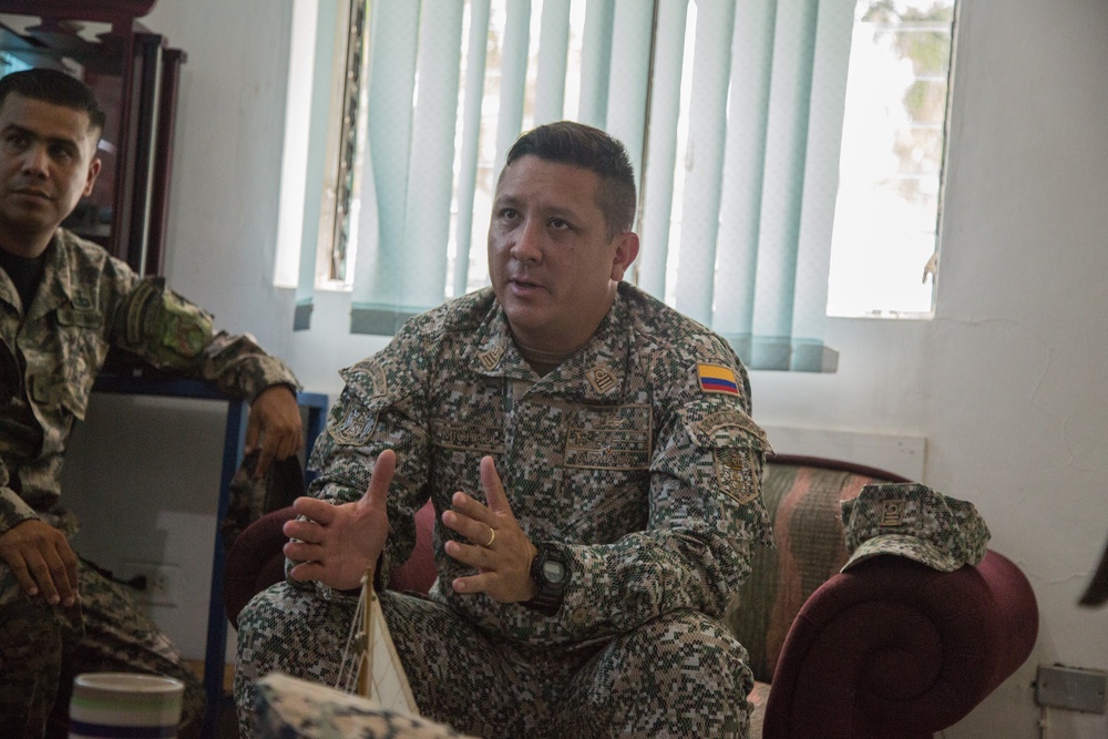 Marines conduct key leader engagement in El Salvador