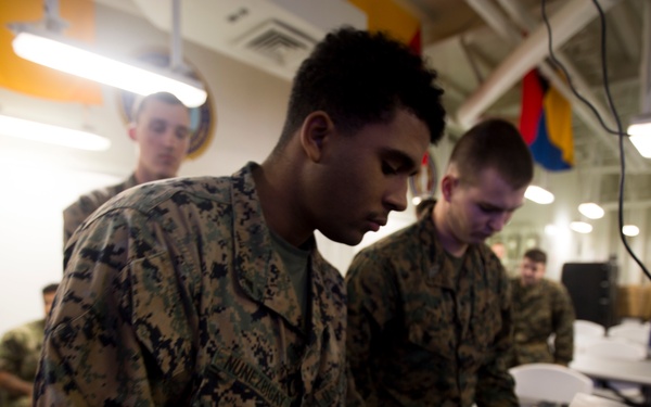 Marines and Sailors earn TASER qualification aboard USS Wasp (LHD 1)