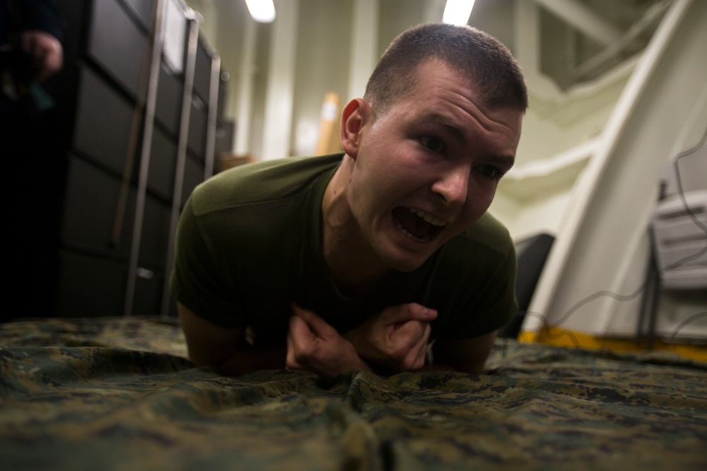 Marines and Sailors earn TASER qualification aboard USS Wasp (LHD 1)