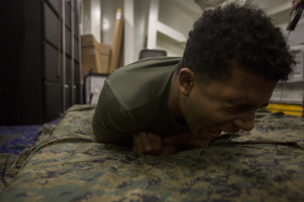 Marines and Sailors earn TASER qualification aboard USS Wasp (LHD 1)