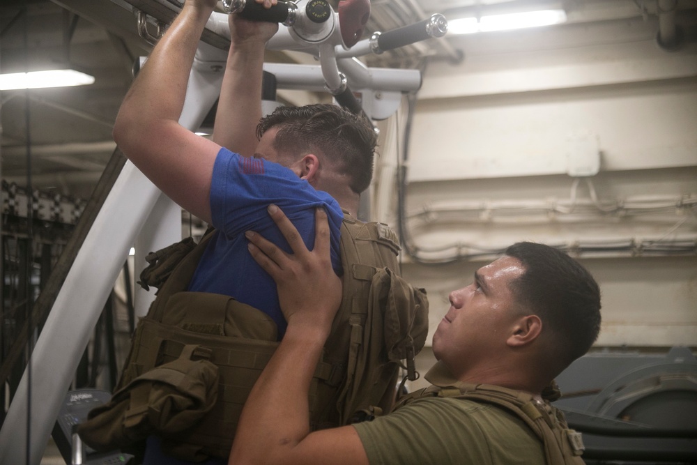 BLT Marines conduct 1776 workout challenge honoring 4th of July