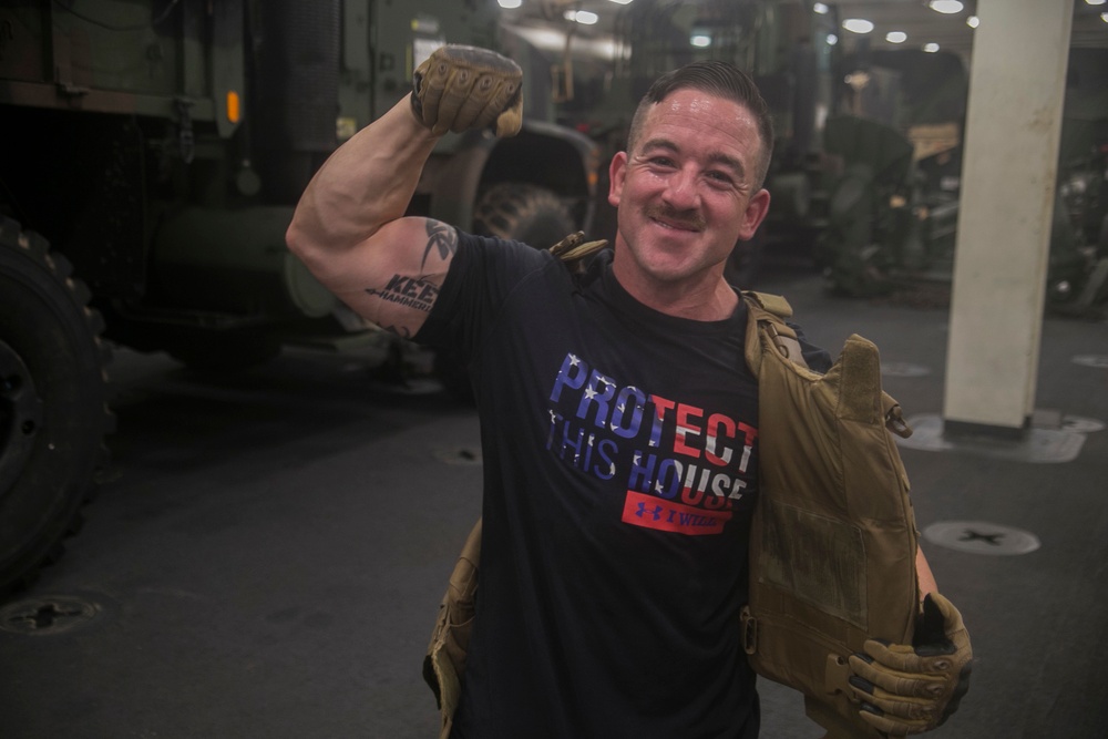 BLT Marines conduct 1776 workout challenge honoring 4th of July