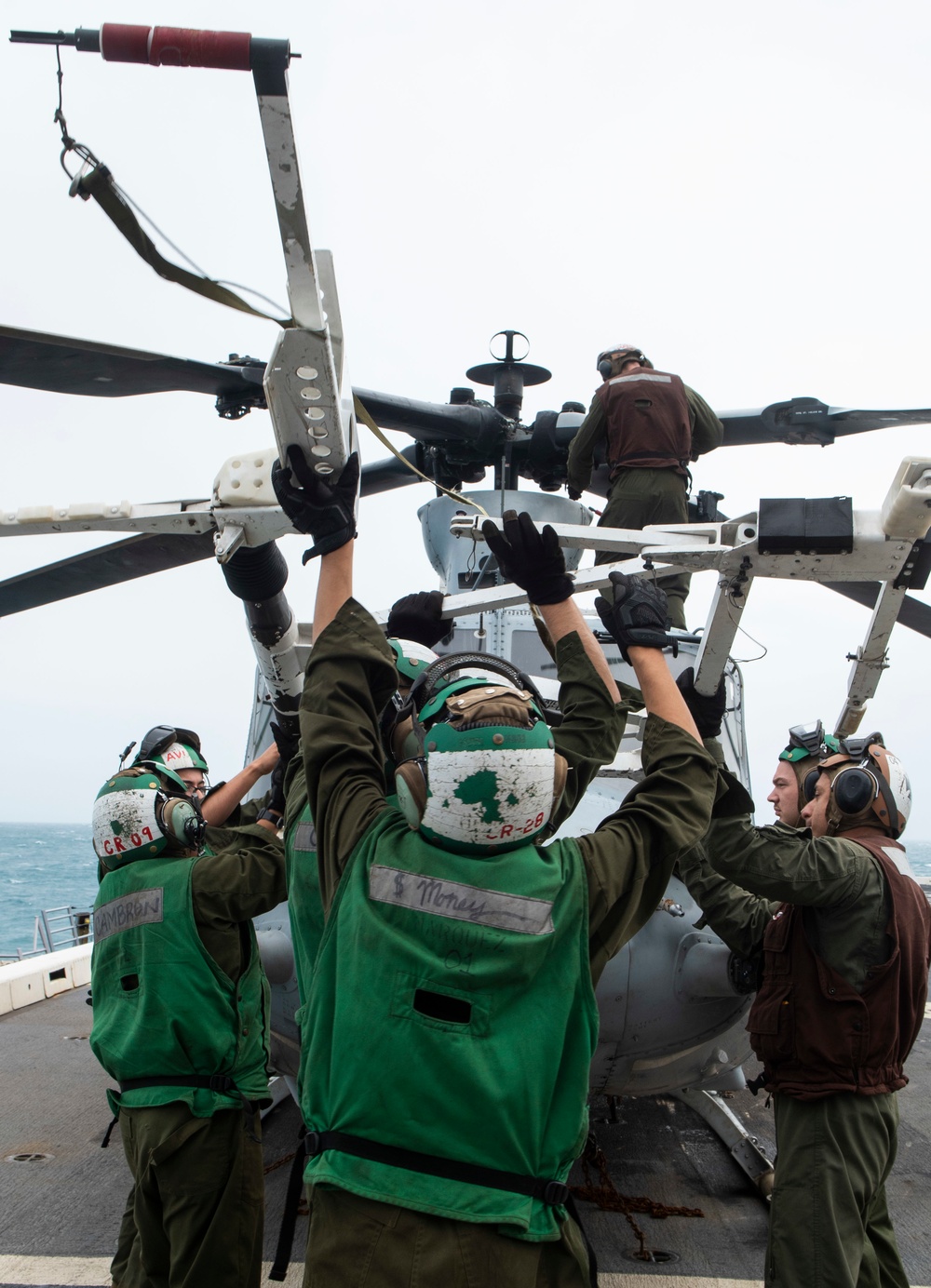 USS Green Bay (LPD 20) Flight Operations