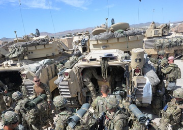 Operation Hickory Sting, NC Guard Soldiers Load Up and Move Out For NTC Exercise