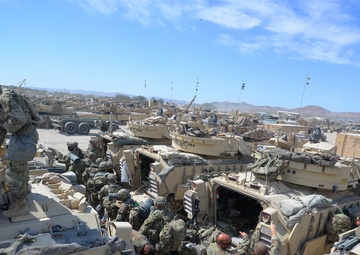 Operation Hickory Sting, NC Guard Soldiers Load Up and Move Out For NTC Exercise