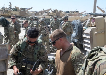 Operation Hickory Sting, NC Guard Soldiers Load Up and Move Out For NTC Exercise