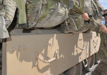 Operation Hickory Sting, NC Guard Soldiers Load Up and Move Out For NTC Exercise