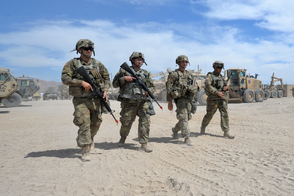 Operation Hickory Sting, NC Guard Soldiers Load Up and Move Out For NTC Exercise