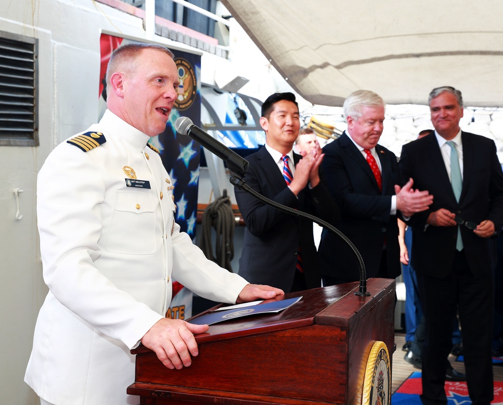 CGC Eagle hosts Independence Day Reception