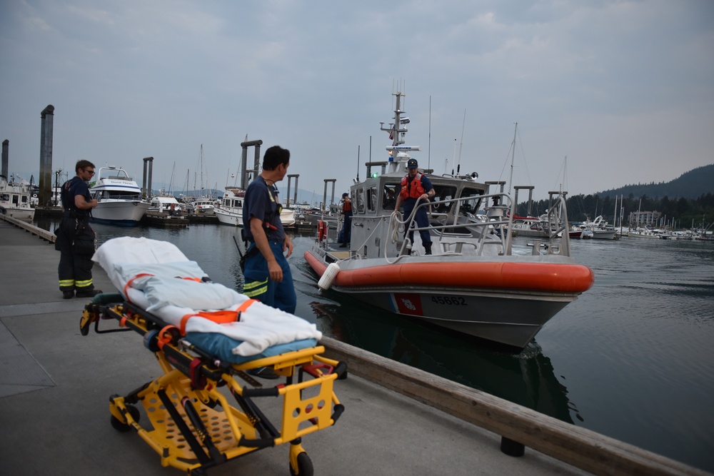 Coast Guard, locals medevac woman from cruise ship near Juneau, Alaska