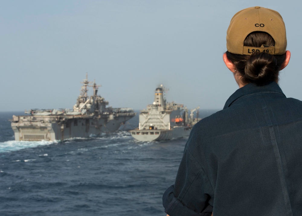 RAS aboard Harpers Ferry