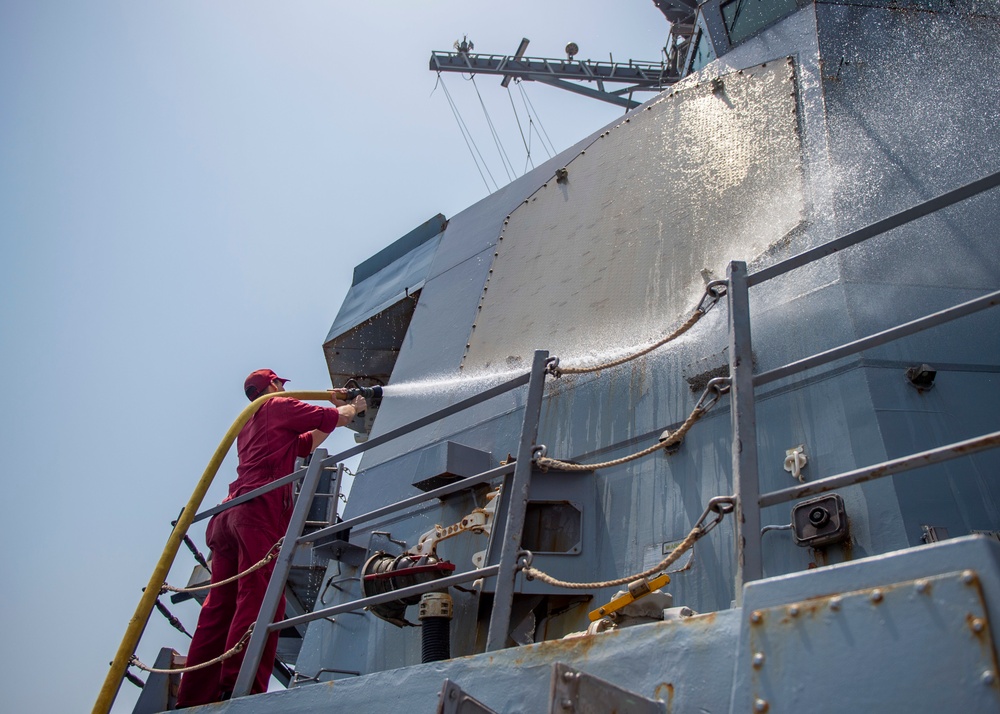 USS Bainbridge Deployment