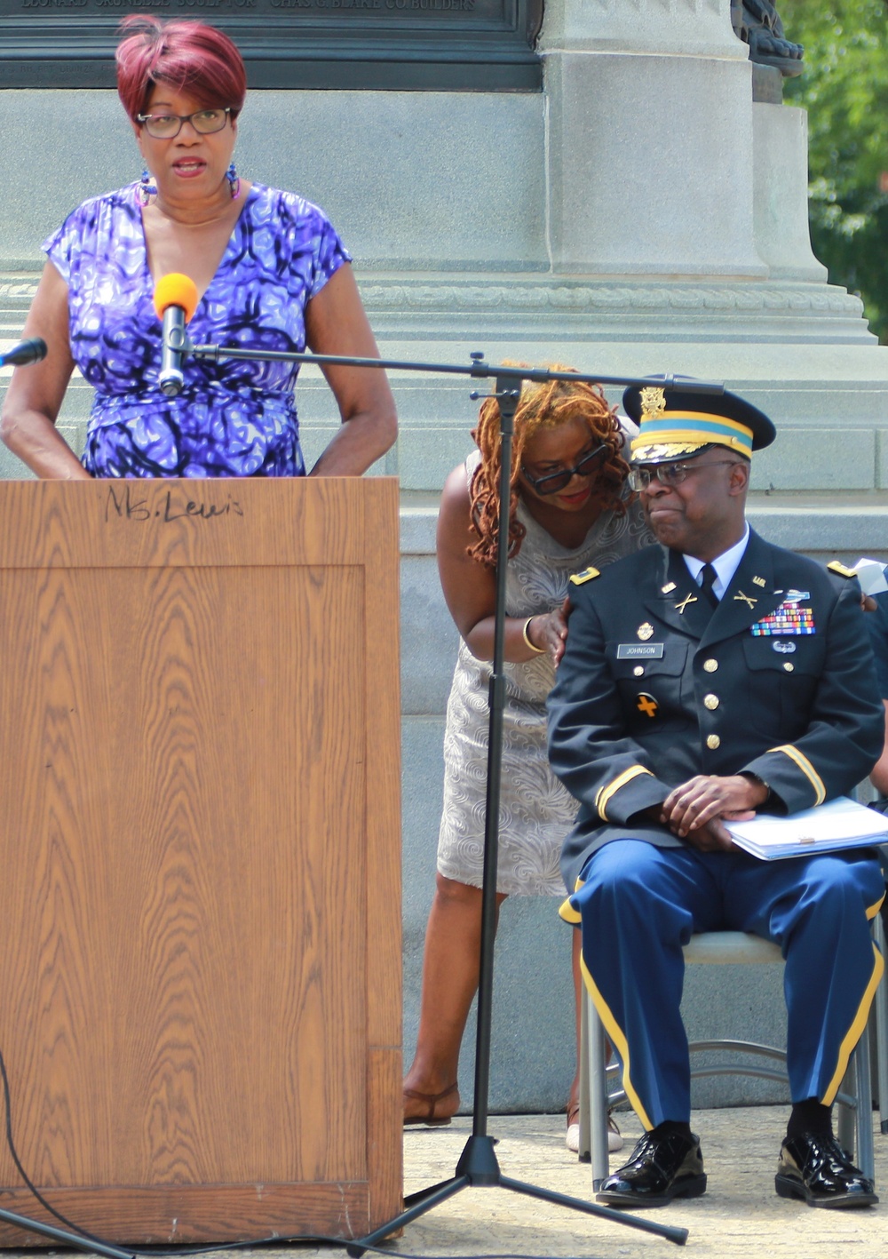 Re-Dedication of Victory Monument Honoring Illinois National Guard's 8th Infantry Regiment