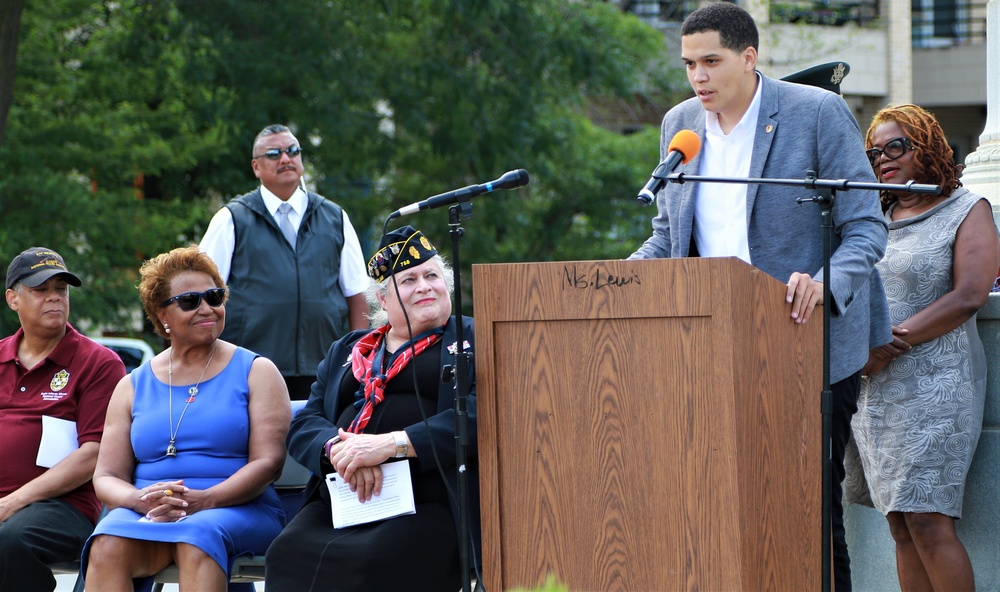 Re-Dedication of Victory Monument Honoring Illinois National Guard's 8th Infantry Regiment