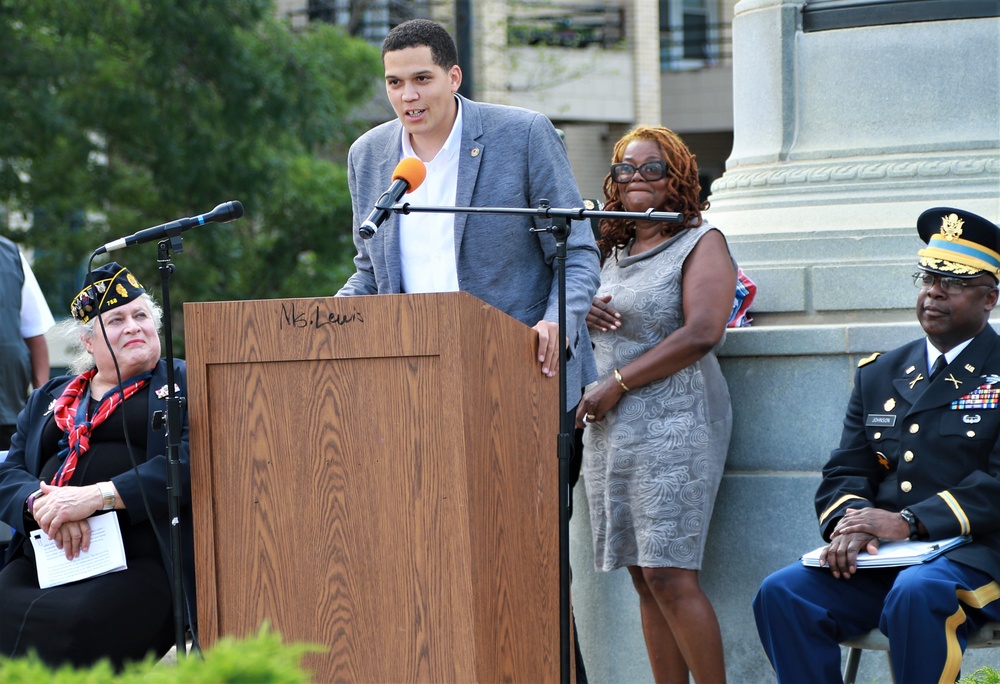 Re-Dedication of Victory Monument Honoring Illinois National Guard's 8th Infantry Regiment