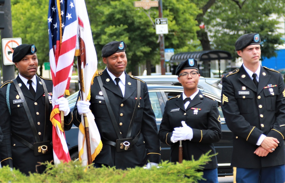 Monument Dedication Honors Illinois National Guard's Famed 8th Infantry Regiment