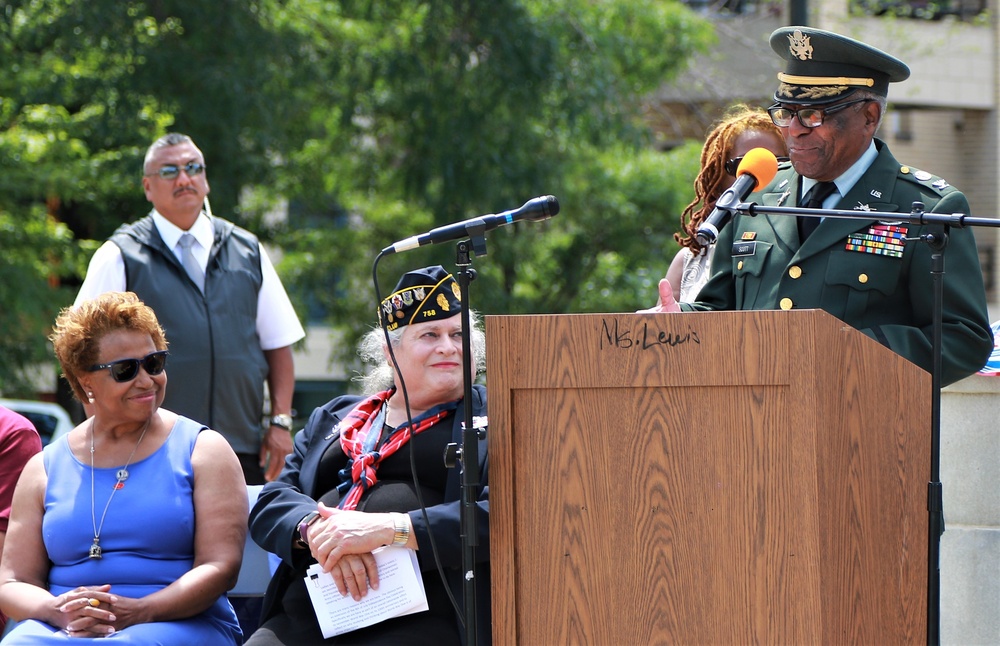 Monument Dedication Honors Illinois National Guard's Famed 8th Infantry Regiment