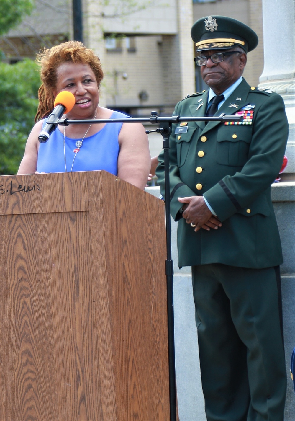 Monument Dedication Honors Illinois National Guard's Famed 8th Infantry Regiment