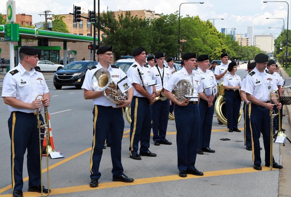 Monument Re-Dedication Honors Illinois National Guard's Famed 8th Infantry Regiment