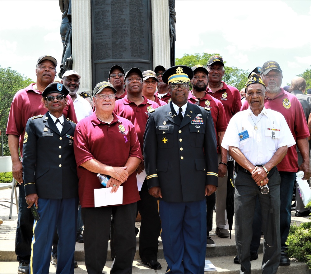 Monument Re-Dedication Honors Illinois National Guard's Famed 8th Infantry Regiment