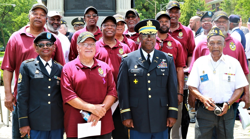 Monument Re-Dedication Honors Illinois National Guard's Famed 8th Infantry Regiment