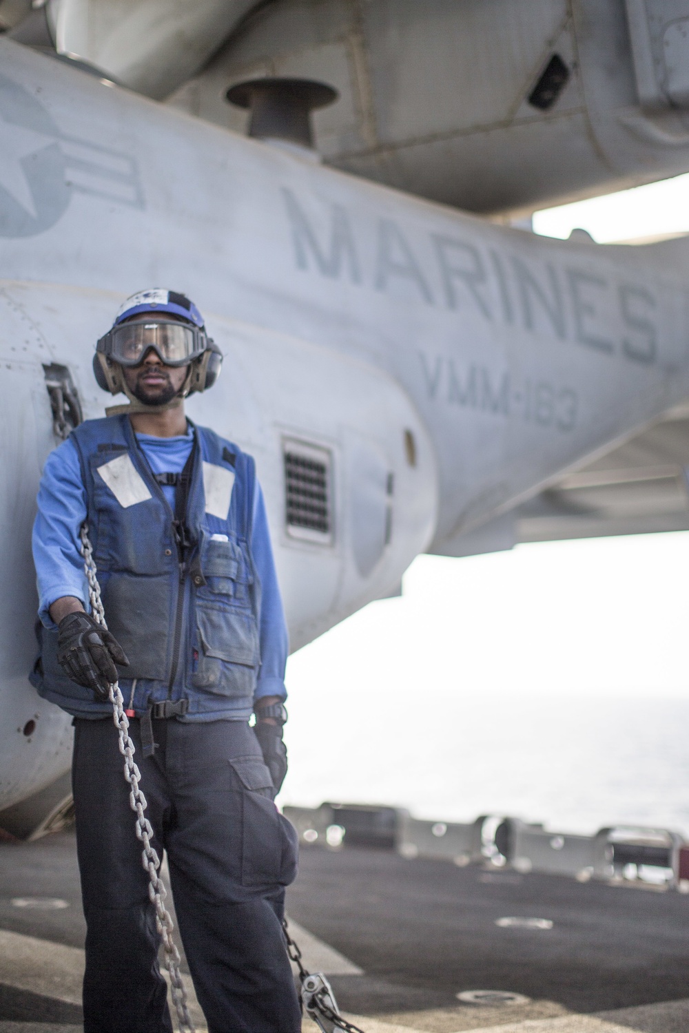 Flight Operations aboard the USS Boxer