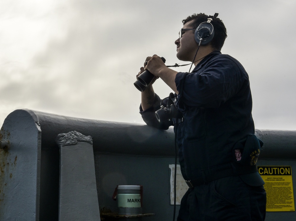 USS WASP (LHD 1) OPERATIONS AT SEA