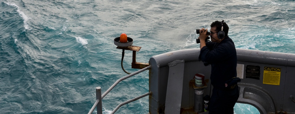 USS WASP (LHD 1) OPERATIONS AT SEA