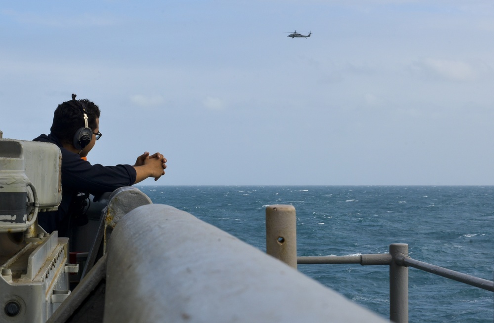 USS WASP (LHD 1) OPERATIONS AT SEA