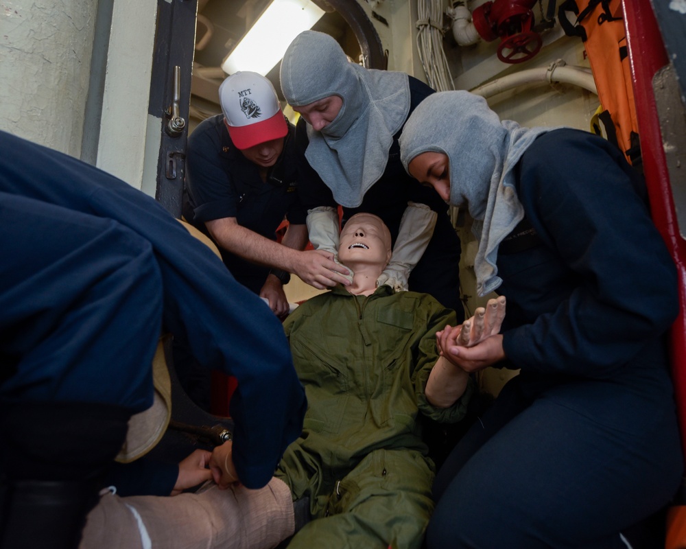 USS WASP (LHD 1) OPERATIONS AT SEA