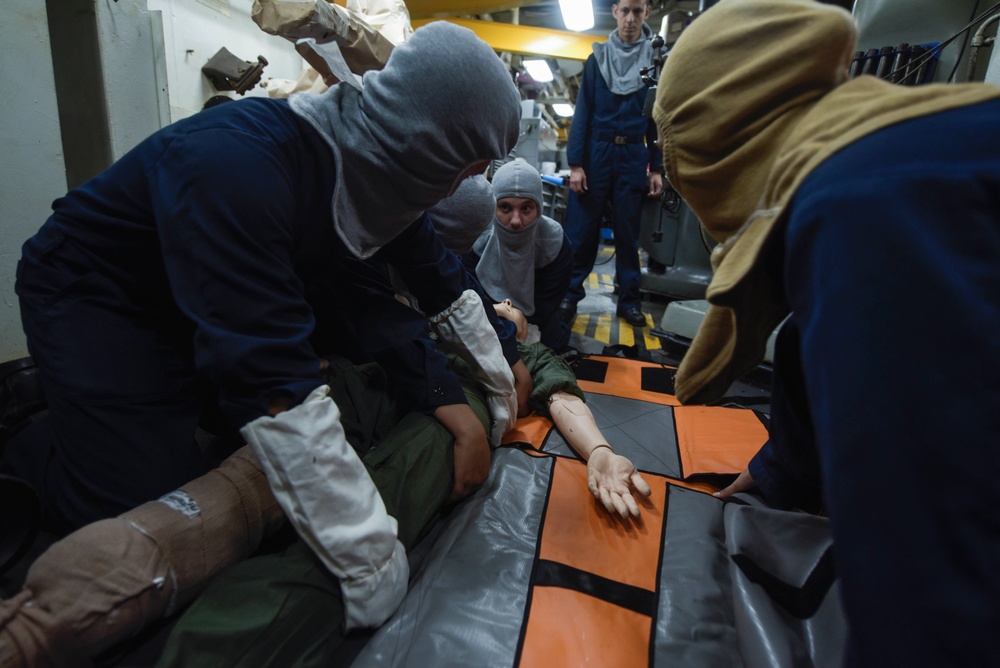 USS WASP (LHD 1) OPERATIONS AT SEA