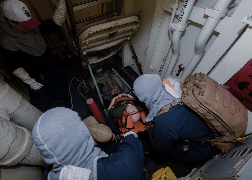 USS WASP (LHD 1) OPERATIONS AT SEA