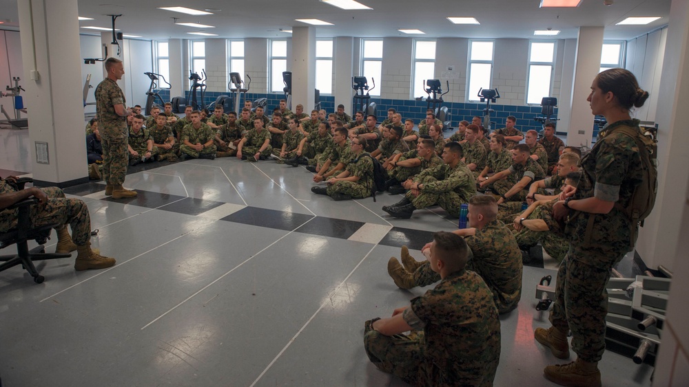 NROTC New Student Indoc - Classroom and Drill