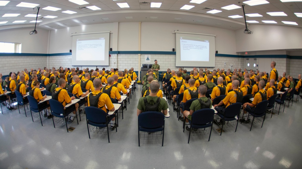 NROTC New Student Indoc - Classroom and Drill