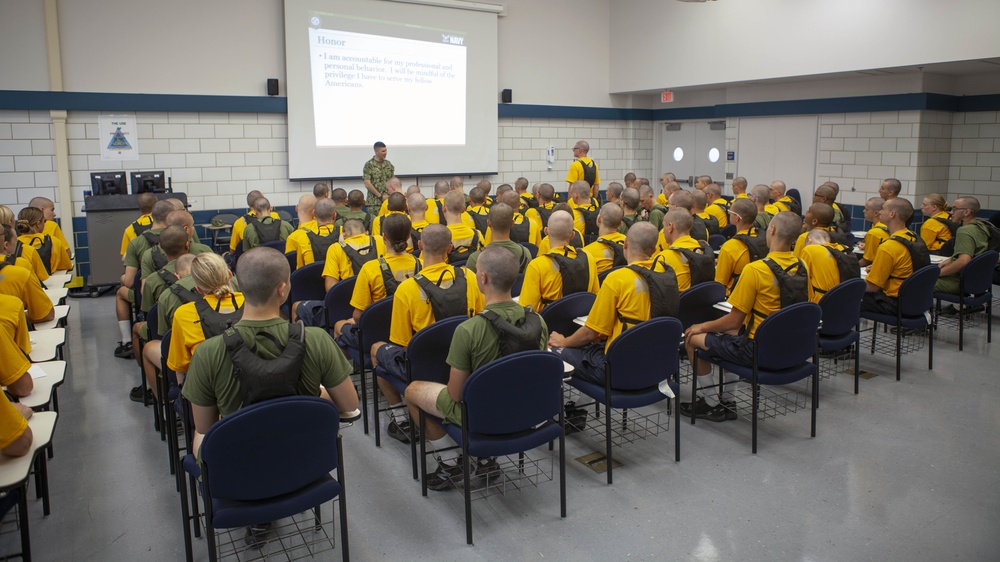 NROTC New Student Indoc - Classroom and Drill