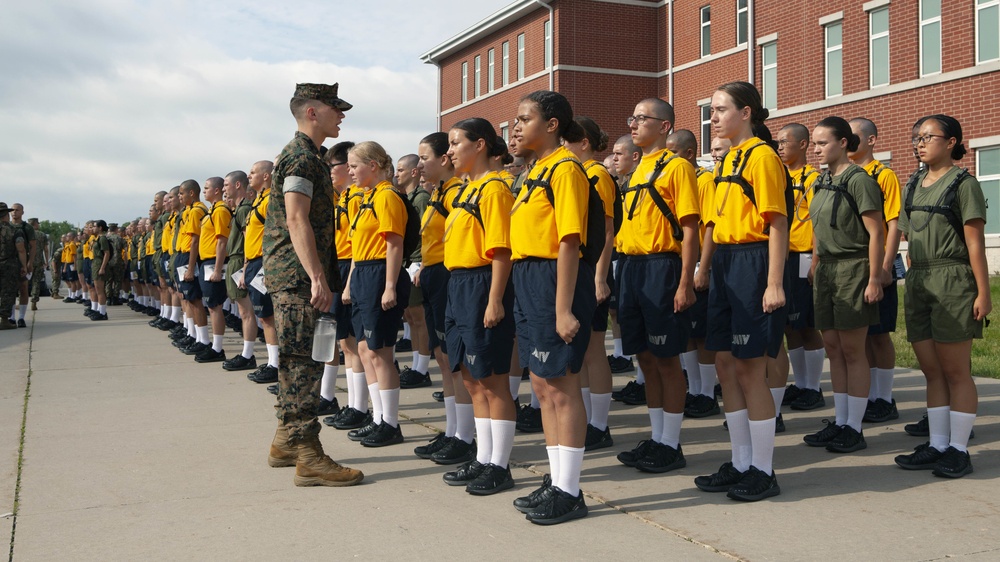 NROTC New Student Indoc - Classroom and Drill