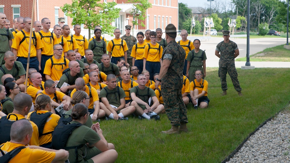 NROTC New Student Indoc - Classroom and Drill