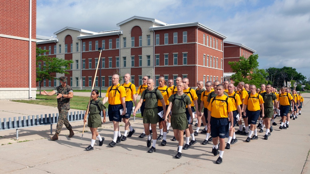 NROTC New Student Indoc - Classroom and Drill