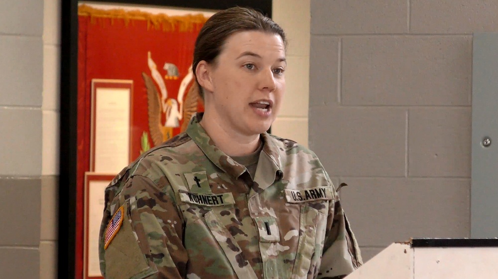 Female chaplain’s mission field is with the troops