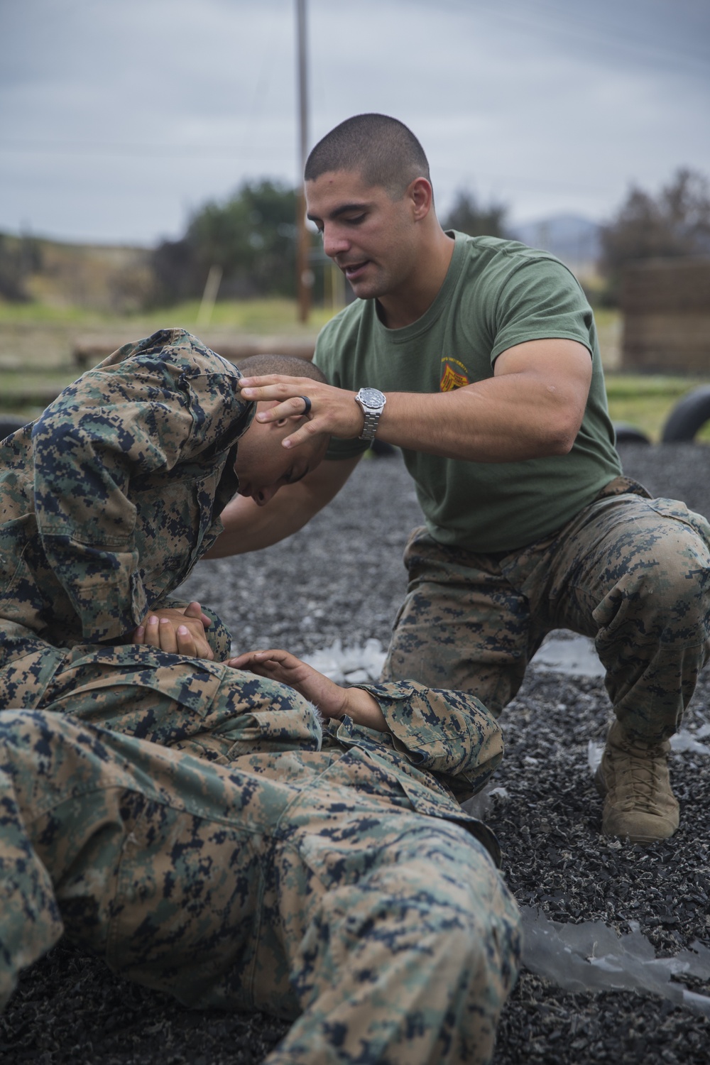 Marine martial arts clearance belt