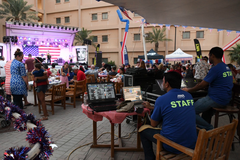 The Jared Ashley Band Performs Concert for NSA Bahrain for Independence Day Event