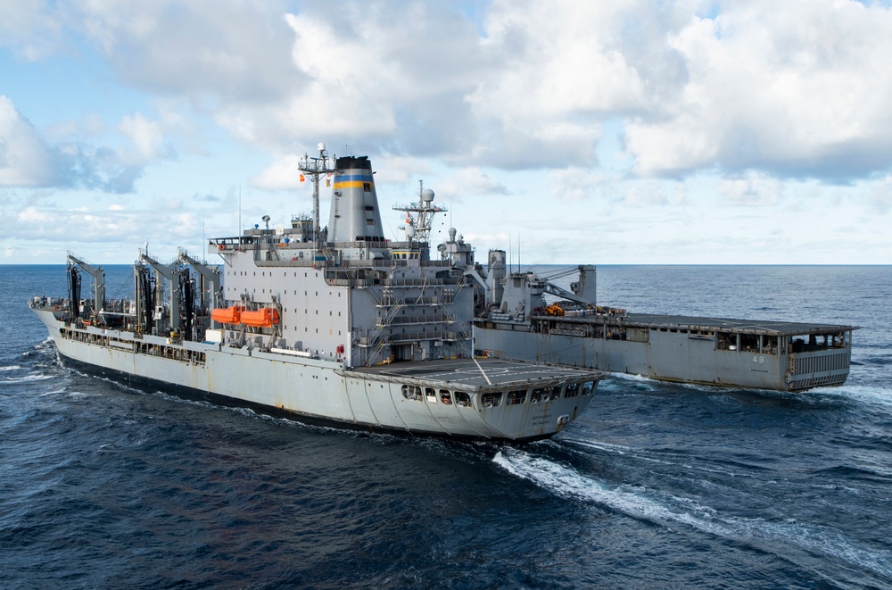 USS Green Bay (LPD 20) Replenishment-at-sea
