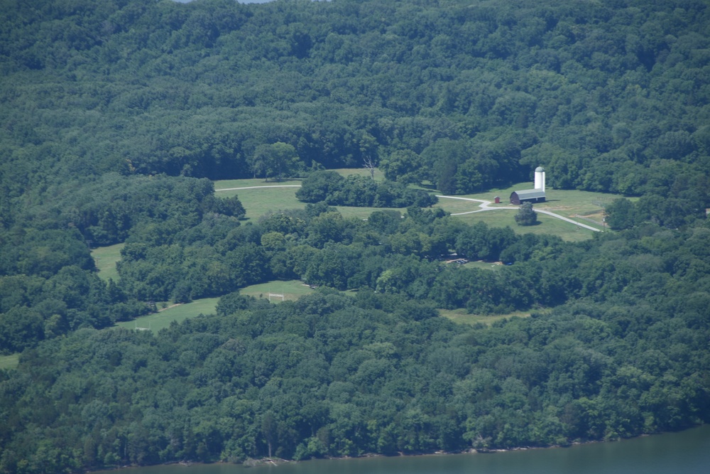 Aerial shots of Nashville and surrounding areas