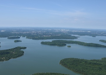 Aerial shots of Nashville and surrounding areas